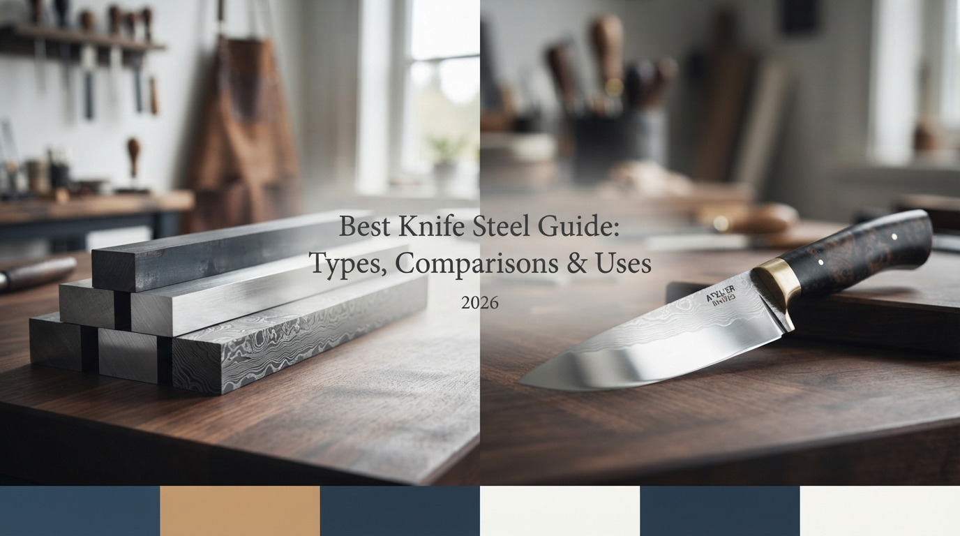 Best Knife Steel Guide: Types, Comparisons & Uses