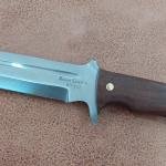 Handmade Custom 80CrV2 Fixed Blade Knife with Hardwood Handle