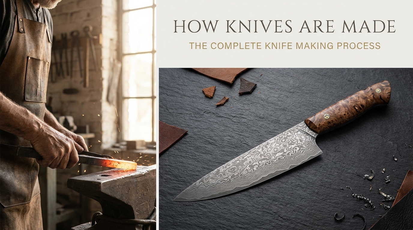 How Knives Are Made: The Complete Knife Making Process