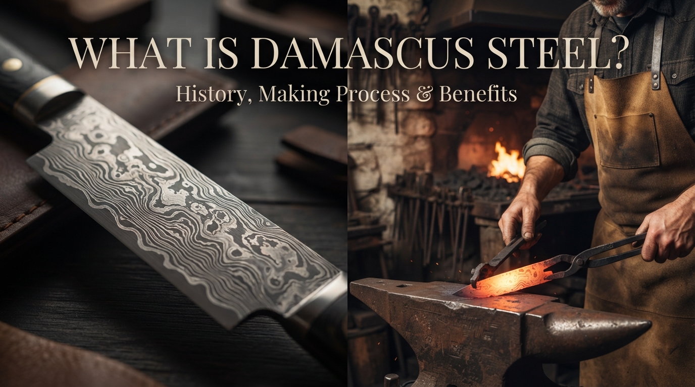 What Is Damascus Steel? History, Making Process & Benefits
