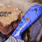 Wild: 7-Inch Damascus Steel Jungle Skinning Knife