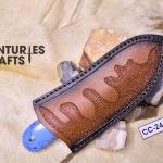 Wild: 7-Inch Damascus Steel Jungle Skinning Knife