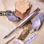 Hunting Ready: 6.5-Inch Damascus Steel skining Knife