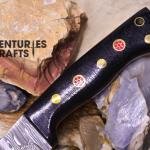 Survival Mastery: 9-Inches Damascus Steel Survival Knife