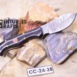 Precision Slicing: 12-Inch Damascus Steel Hunting Meat Knife