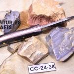 Precision Slicing: 12-Inch Damascus Steel Hunting Meat Knife