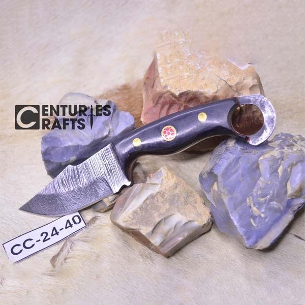 Hunting Handy 6.5-Inch Damascus Steel skinning Knife