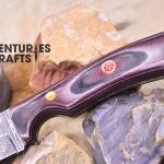 Rugged Precision: 8-Inch Damascus Steel Jungle Blade