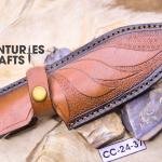 Rugged Precision: 8-Inch Damascus Steel Jungle Blade